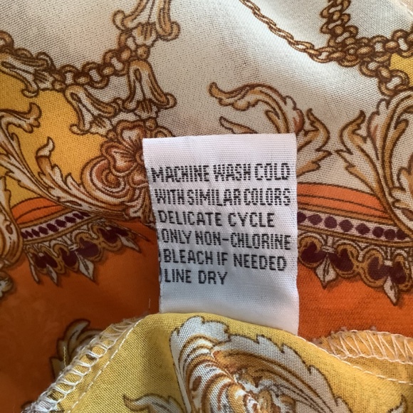 Ali & Kris Ladies Sheer Button Down Blouse Multi Color Size L - Picture 4 of 6